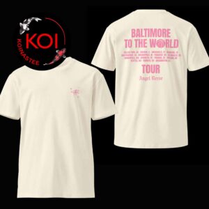 Angel Reese Baltimore To The World Tour Two Sided T-Shirt