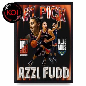 Azzi Fudd No 1 Overall Pick The 2026 WNBA Draft Home Decor Poster Canvas