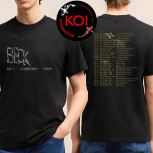 Beck 2026 Tour Dates Ride Lonesome Two Sided T-Shirt