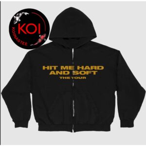 Billie Eilish HIT ME HARD AND SOFT Live in 3D Hands Zip Hoodie