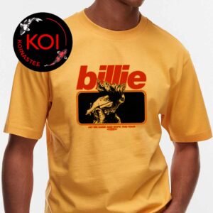 Billie Eilish Live In 3D Hair Whip Mustard Unisex T-Shirt