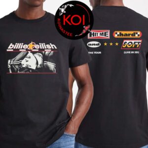 Billie Eilish Upside Down Live in 3D Two Sided T-Shirt