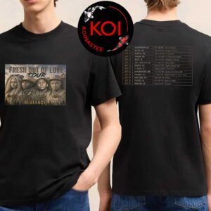Blueface 2026 Tour Dates Fresh Out Of Love Two Sided T-Shirt