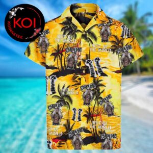 CM Punk Best In The World WWE Logo Coconut Tree Aloha Hawaiian Shirt