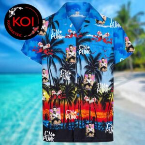 CM Punk Best In The World WWE Logo Summer Beach Aloha Hawaiian Shirt
