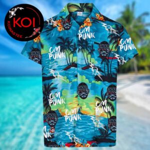 CM Punk Chicago Made WWE Coconut Tree Summer Vibes Aloha Hawaiian Shirt
