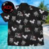 CM Punk WWE Skeleton Pattern Summer Tropical Floral Aloha Hawaiian Shirt
