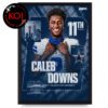 Caleb Downs To Dallas Cowboys NFL Draft 2026 Pick 11 Home Decor Poster Canvas