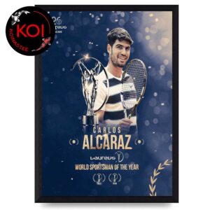Carlos Alcaraz The Laureus World Sportsman Of The Year 2026 Home Decor Poster Canvas