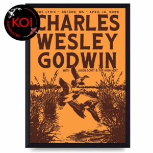 Charles Wesley Godwin The Lyric Oxford MS 2026 April 14th Home Decor Poster Canvas