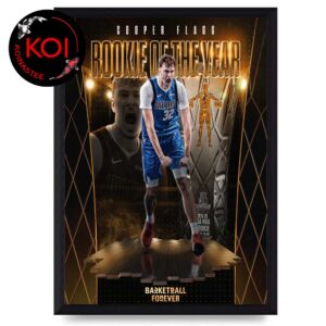 Cooper Flagg Rookie Of The Year NBA 2025 2026 Season Home Decor Poster Canvas