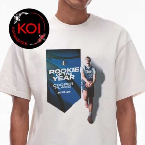 Cooper Flagg Rookie Of The Year NBA 2026 Dallas Mavericks Unisex T Shirt