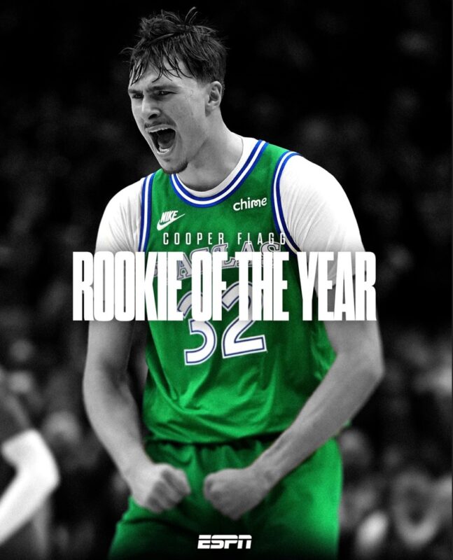 Cooper Flagg Wins 2025 26 NBA Rookie of the Year in One of Closest Votes Ever