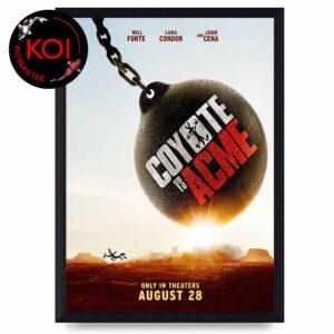 Coyote vs ACME 2026 Movie In Theaters August 28th Home Decor Poster Canvas