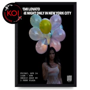 Demi Lovato New York City 2026 April 24th Home Decor Poster Canvas