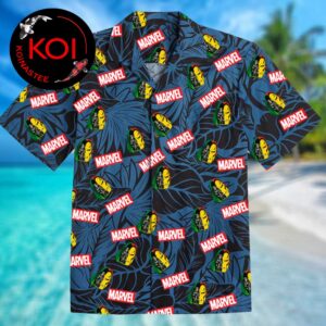 Doctor Doom Ironman Mask Marvel Vintage Pattern Aloha Hawaiian Shirt