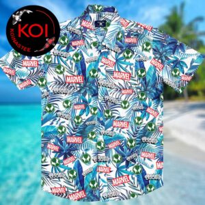 Domsday Doctor Doom Marvel Logo Palm Floral Tropical Summer Aloha Hawaiian Shirt