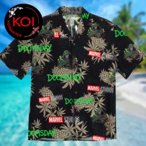 Domsday Doctor Doom Marvel Studio Pineapple Pattern Aloha Hawaiian Shirt