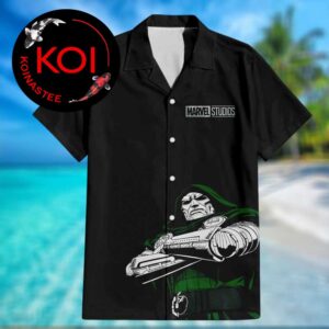 Doomsday Doctor Doom Avenger Marvel Logo Aloha Hawaiian Shirt