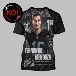 Fernando Mendoza to Las Vegas Raider No 1 Overall Pick NFL Draft 2026 All Over Print T Shirt