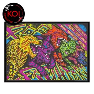 Foo Fighters Total Mortgage Arena 2026 Bridgeport Connecticut April 28th Home Decor Poster Canvas