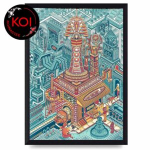 Goose The Band Birmingham 2026 Cocacola Amphitheatre April 11th Home Decor Poster Canvas