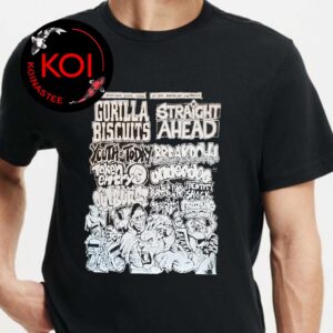 Gorillaz Biscuit Straight Ahead Brooklyn Monarch 2026 April 26th Unisex T-Shirt