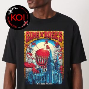 Guns N’ Roses Arena Castelao 2026 Fortaleza Brazil 18th April Unisex T Shirt
