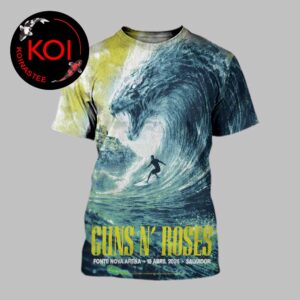 Guns N’ Roses Fonte Nove Arena 2026 Salvador April 15th All Over Print T-Shirt