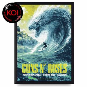 Guns N’ Roses Fonte Nove Arena 2026 Salvador April 15th Home Decor Poster Canvas