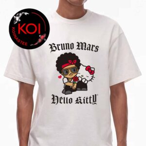 Hello Kitty x Bruno Mars The Romantic Tour 2026 Unisex T-Shirt