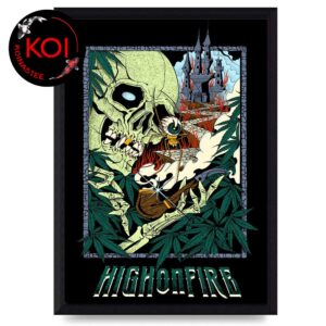 High On Fire Band 420 Day 2026 Home Decor Poster Canvas