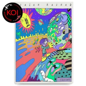 Isaiah Rashad It’s Been Awful Gatefold Steven Harrington Edition Home Decor Poster Canvas