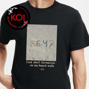 James Comey 8647 Cool Shell Formation On My Beach Walk Unisex T Shirt