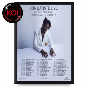 Jon Batiste 2026 A Fanastical Musical Journey Home Decor Poster Canvas
