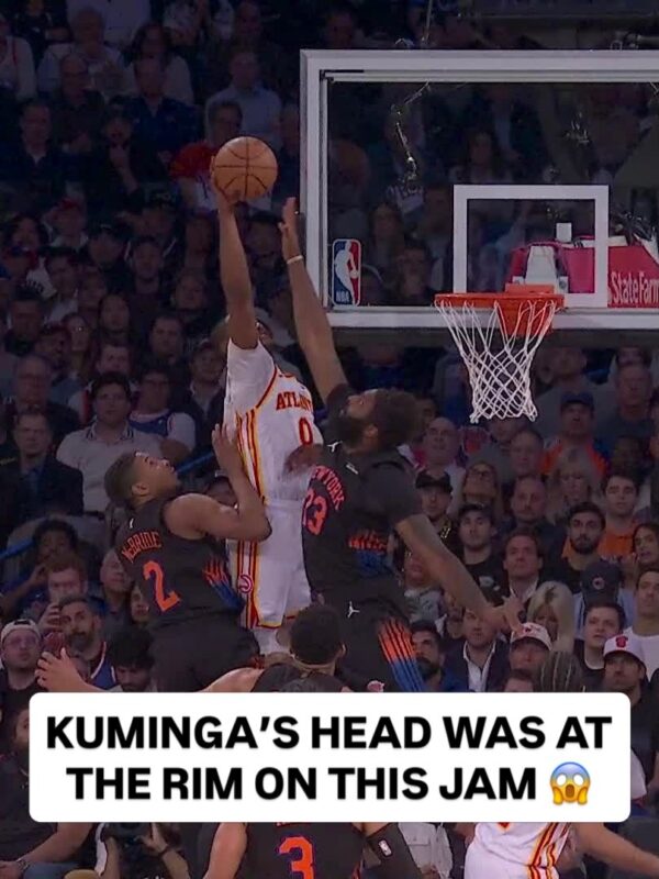 Jonathan Kuminga’s Absurd Alley Oop Dunk Stuns Fans in Hawks vs Knicks Game 5