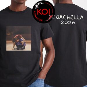 Justin Bieber Billie Eilish 2026 Coachella One Less Lonely Girl Two Sided T-Shirt