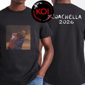 Justin Bieber Billie Eilish One Less Lonely Girl Coachella 2026 Two Sided T-Shirt