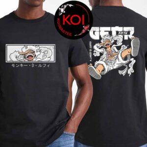 Justin Bieber One Piece Luffy Gear 5 Two Sided T-Shirt