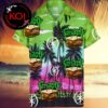 Katseye Gnarly Gabriela Tropical Summer Tree Black Hawaiian Shirt
