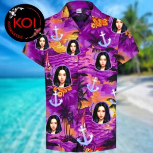 Katseye Sophia Summer Beach Tropical Aloha Hawaiian Shirt