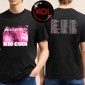 Kid Cudi 2026 Tour Dates The Rebel Ranger Two Sided T-Shirt