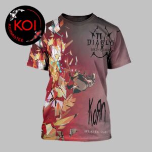Korn x Diablo IV Lord of Hatred Reward The Scars All Over Print T Shirt