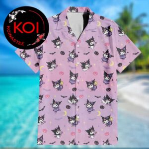 Kuromi Halloween Summer Aloha Hawaiian Shirt