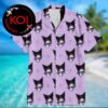 Kuromi Heart Skull Summer Aloha Hawaiian Shirt