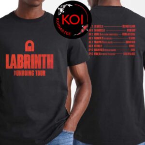 Labrinth 2026 Tour Dates The Undoing Two Sided T Shirt