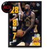 Lebron James Reverse Windmill Slam Dunk Los Angles Lakers vs Houston Rocket NBA Playoffs 2026 Home Decor Poster Canvas
