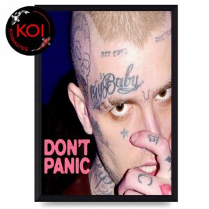 Lil Peep Don’t Panic Single Cover Home Decor Poster Canvas