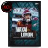 Makai Lemon To Philadelphia Eagles 2026 NFL Draft Home Decor Poster Canvas