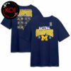 Michigan Men’s Basketball 2026 NCAA Ntional Champions Bracket Two Sided T-Shirt Michigan Men’s Basketball 2026 NCAA Ntional Champions Bracket Two Sided T-Shirt
